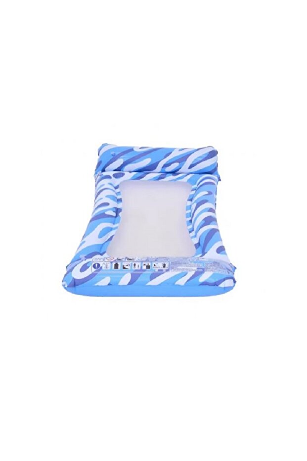 حوض سباحة عائم قابل للنفخ متعدد الأغراض 117 × 76 × 15 سم - 1