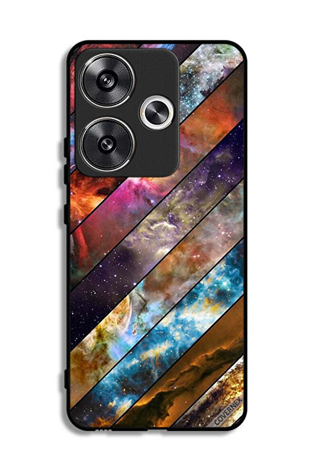 غطاء حماية بنمط خطوط لهاتف Xiaomi Poco F6 5G