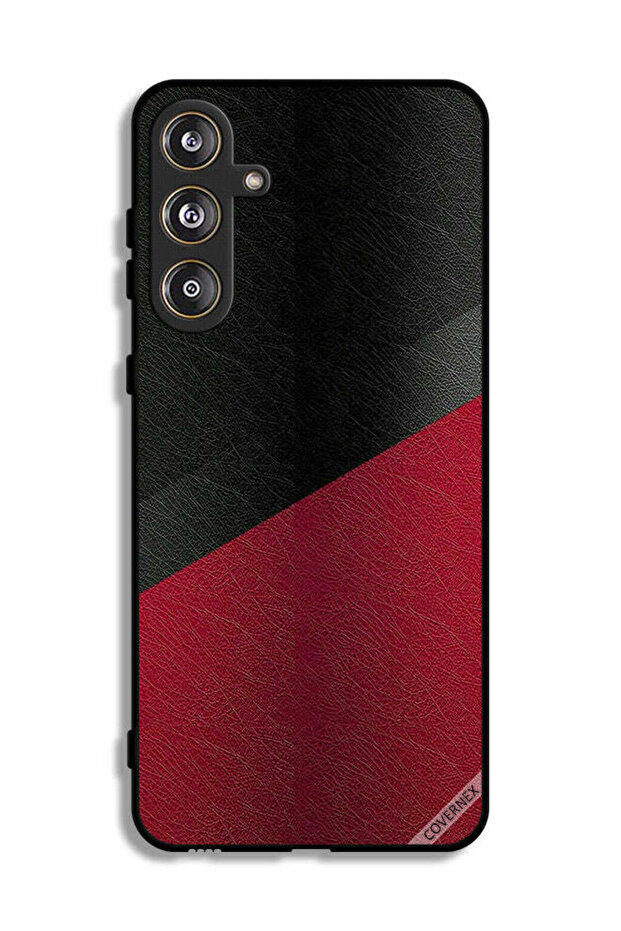 غطاء حماية جلدي بنمط لهاتف Samsung Galaxy M55 5G