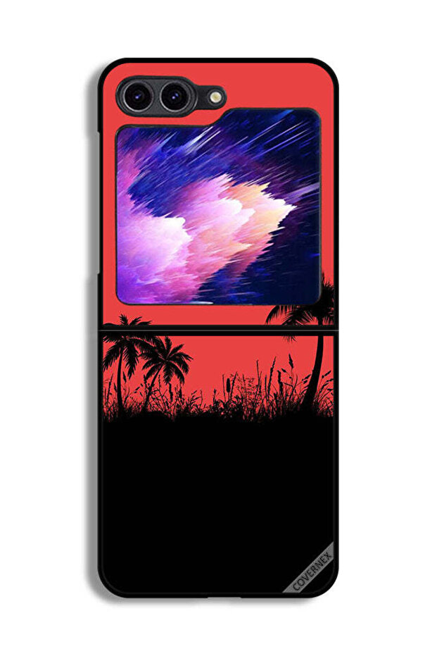 غطاء حماية لهاتف Samsung Galaxy Z Flip6 - أشجار التمر