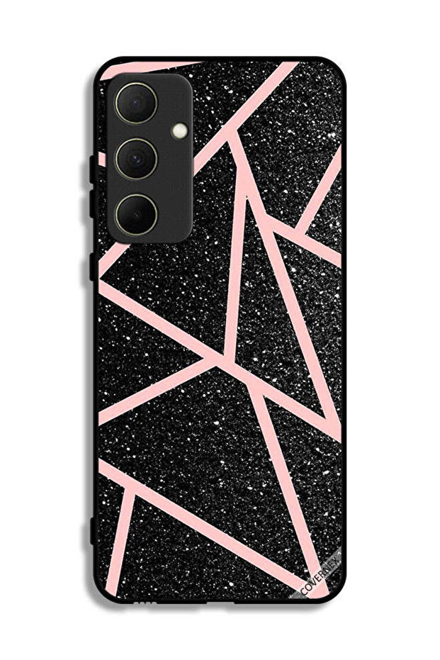 Samsung Galaxy A35 5G Protective Case Cover Glitters & Paths Pattern