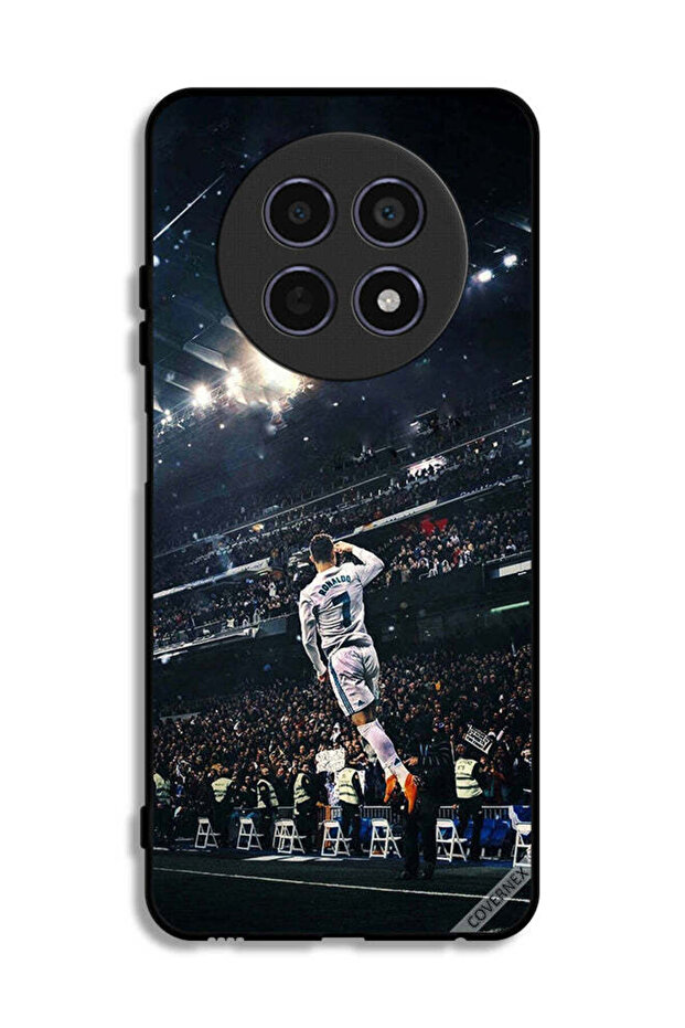 غطاء حماية لهاتف Realme 12 5G بتصميم رونالدو فلاينج