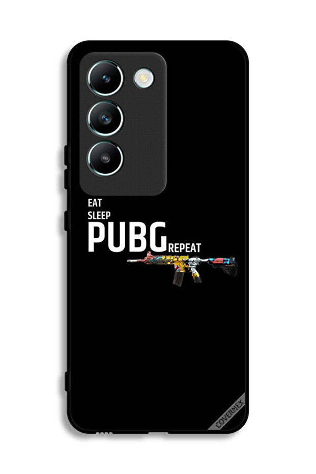 غطاء حماية Vivo V30 Lite 4G، Eat Sleep Pubg Repeat