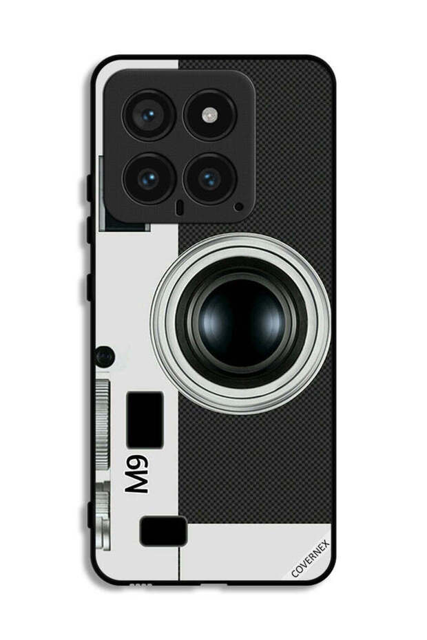 غطاء حماية لهاتف Xiaomi 14 بتصميم فني للكاميرا