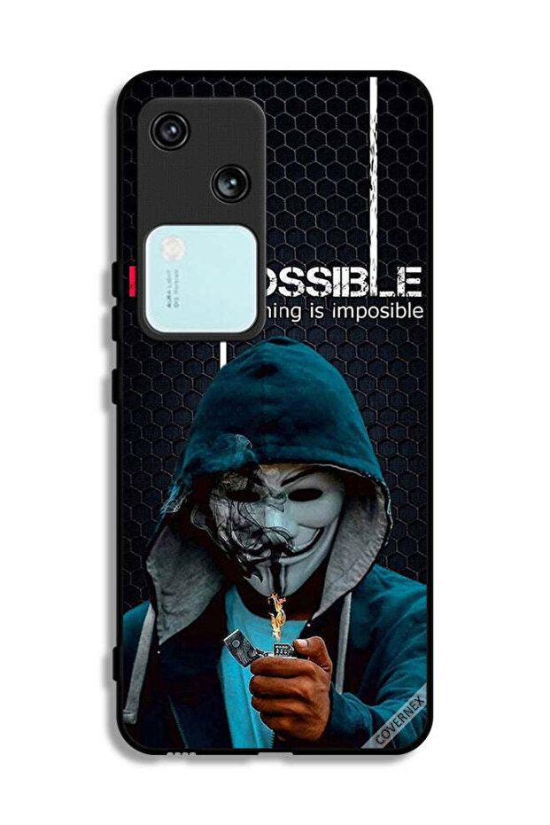 غطاء حماية لهاتف Vivo S18 5G بخلفية "أنا ممكن، لا شيء مستحيل"