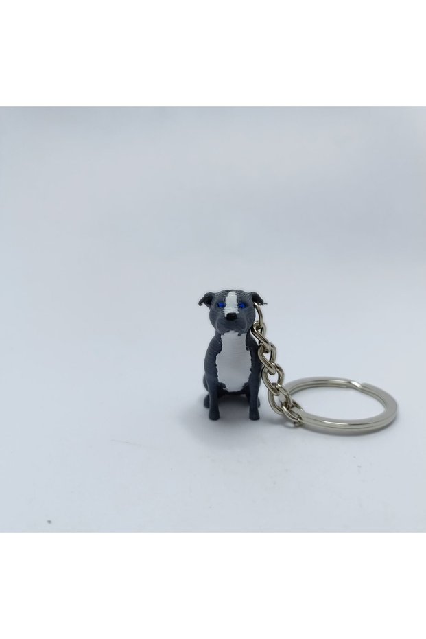 Pitbull Blue - Keychain