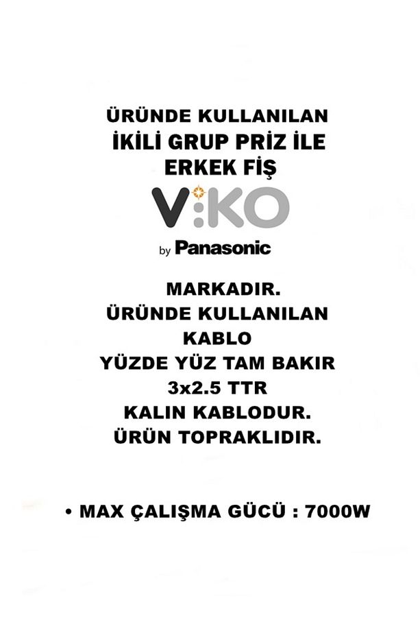 Multi-let | İkili 16 Metre Topraklı Ç. K. Grup Priz - 2'li 16 M Siyah 3x2.5 Ttr Kalın Kablolu - 4