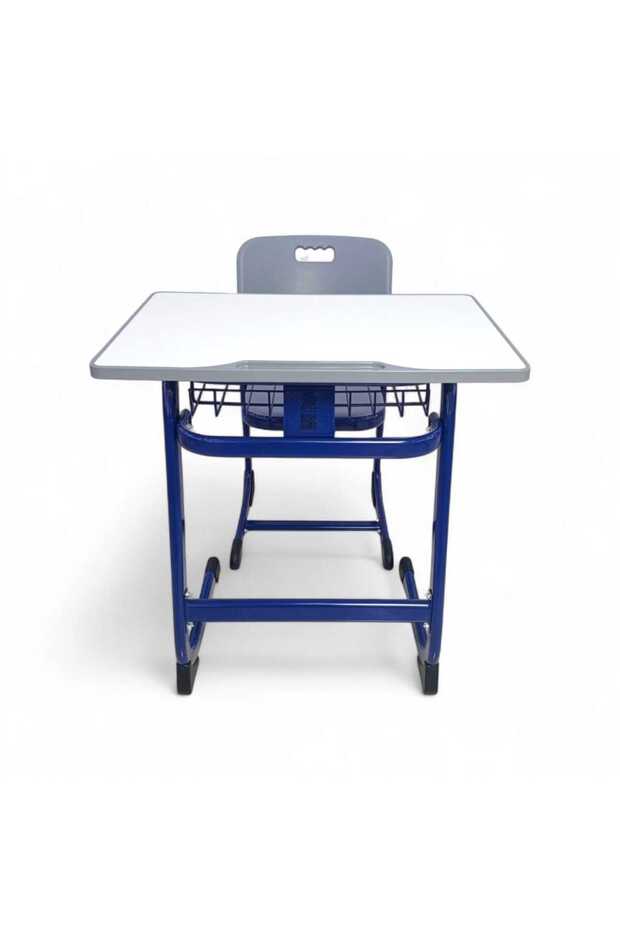 طاولة دراسة للطلاب لون ازرق مميز - 4
