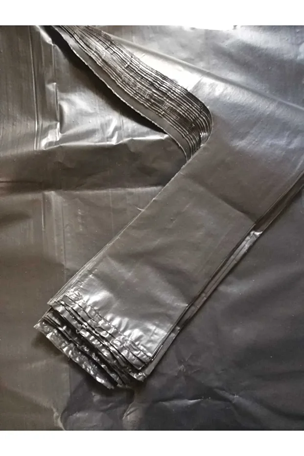 Ekstra Kalın Siyah Poşet 40x75 cm 5 Kg Dayanıklı Atlet Poşet Dökme Siyah Battal Boy Çöp Poşeti - 2