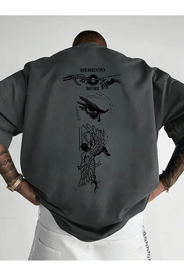 Men's Oversize Memonto Printed T-Shirt Comfortable and Stylish Design