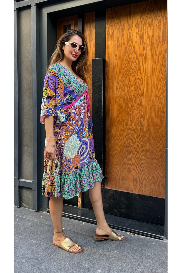 Uzun salaş elbise - 2