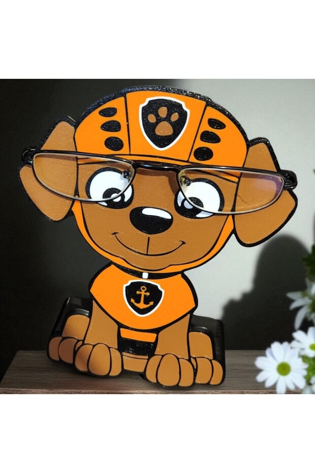 Zuma Figured Glasses Stand | Cute Organizer for Children's Room | 3D Printing Glasses Holder