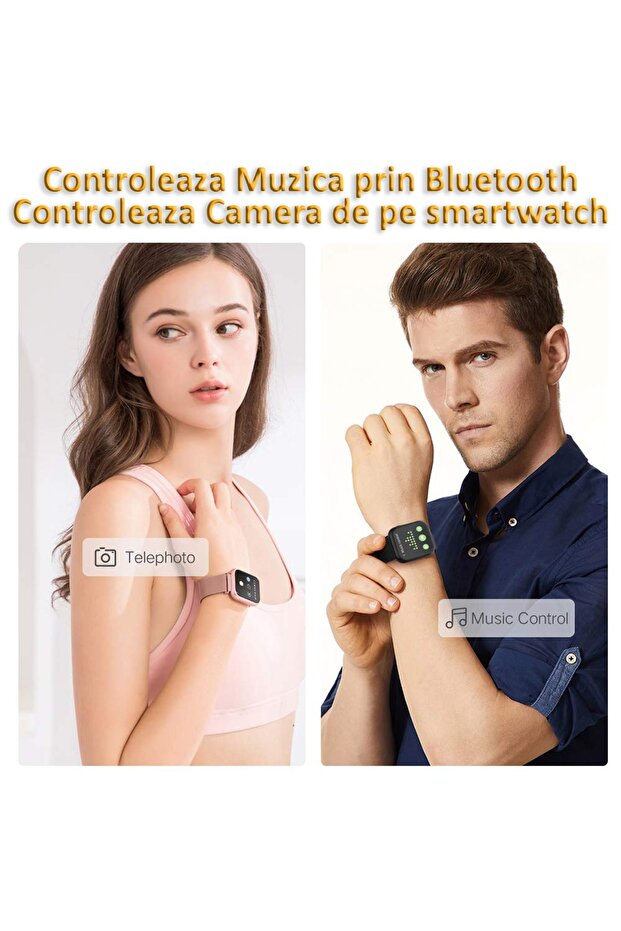 LikeSmartFiT Prestige SmartWatch, Full Touch, 1.3" IPS HD Display, Notifications, Heart Rate Monitoring - 3