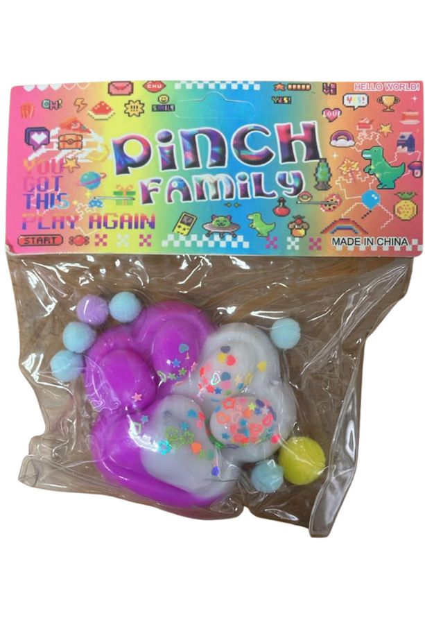 Işıklı Pullu Kedi Patisi Squishy - Sukuşi Moj Moj Taba Moj Squishy - 3