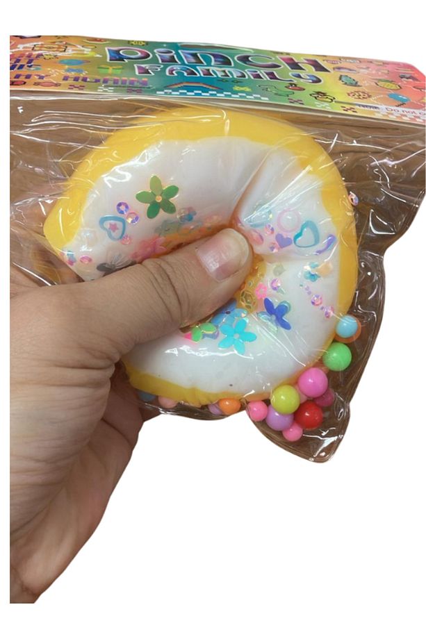 Donut-taba Sukuşi - Squishy Donut- Stres Oyuncak 2 Renk Seçeneği Moj Moj - 2