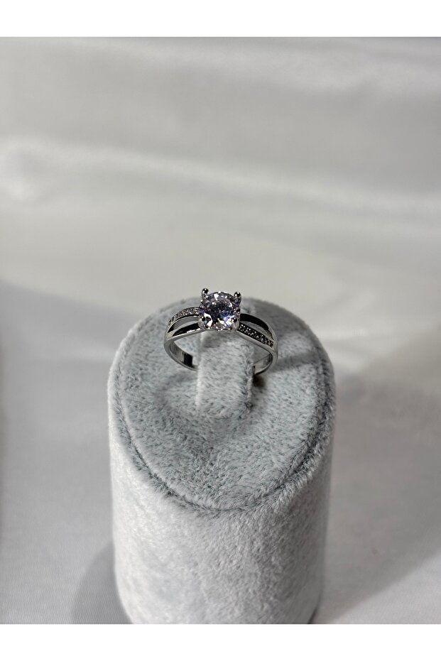 خاتم فضة بحجر الزركون - 3