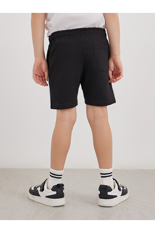 Solid Shorts with Drawstring - 4