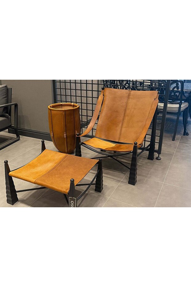 CALFSKIN SOFA, POT, SEHPA 3'LÜ SET - 2