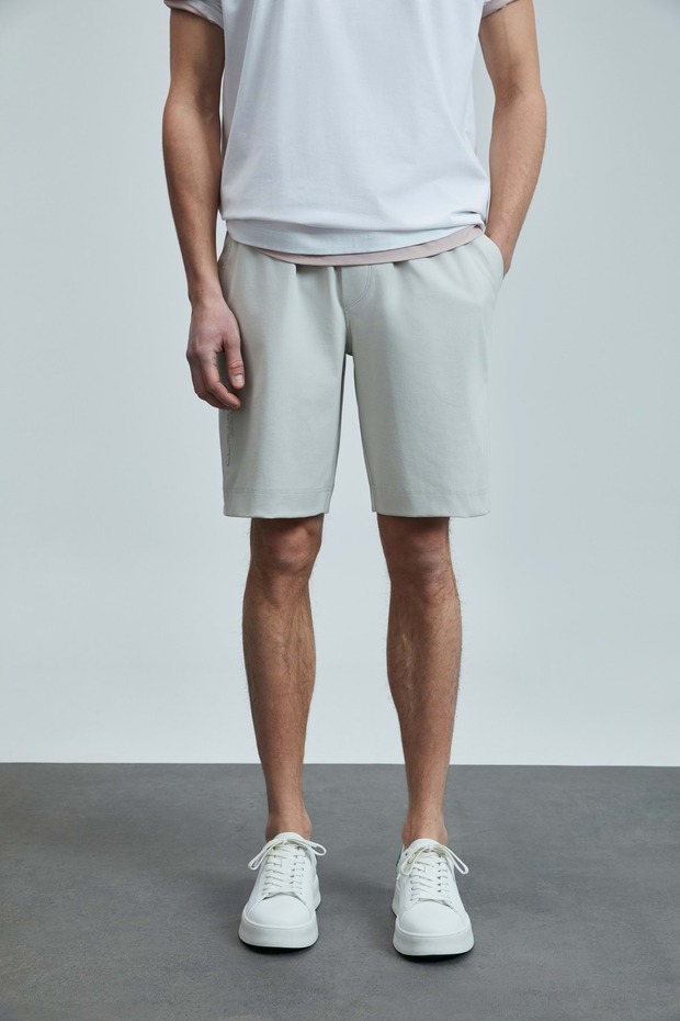 111050042 Moon Erkek Şort TAŞ - 3