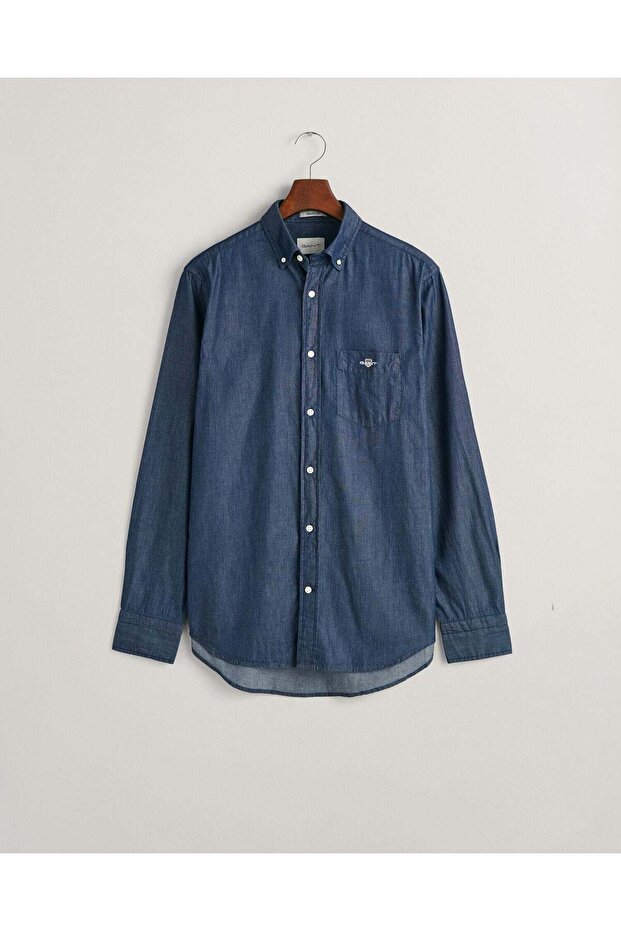 Regular Fit Indigo Shirt
