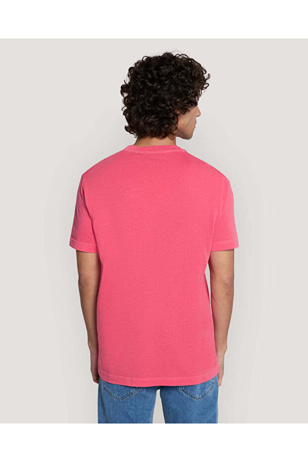 تي شيرت مطبوع باهت اللون - 2