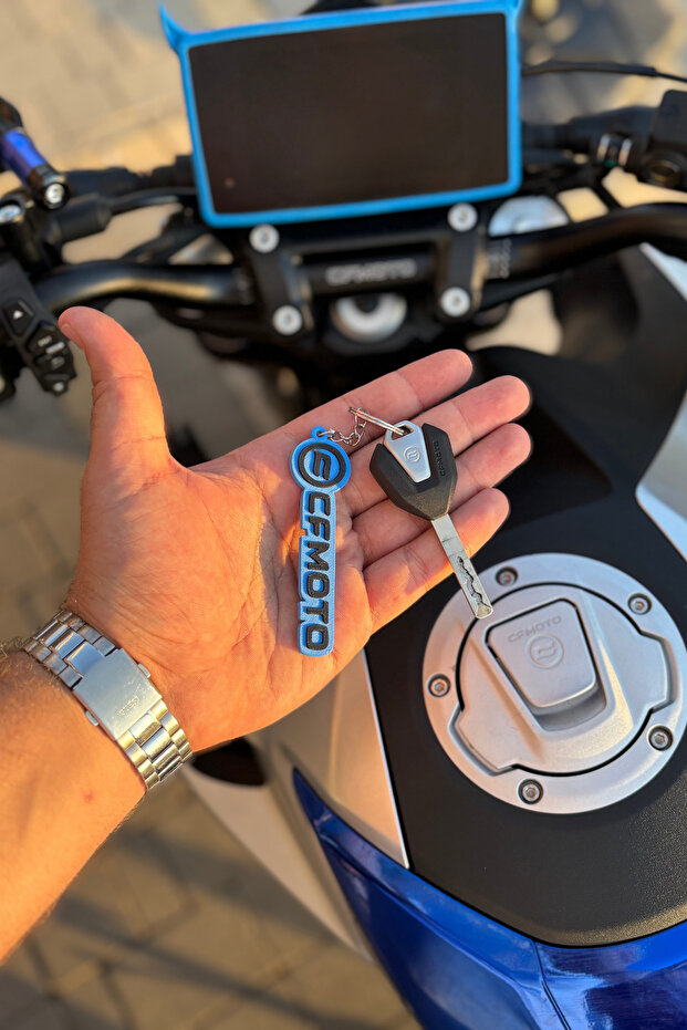 Blue-Black Keychain for Cfmoto Group