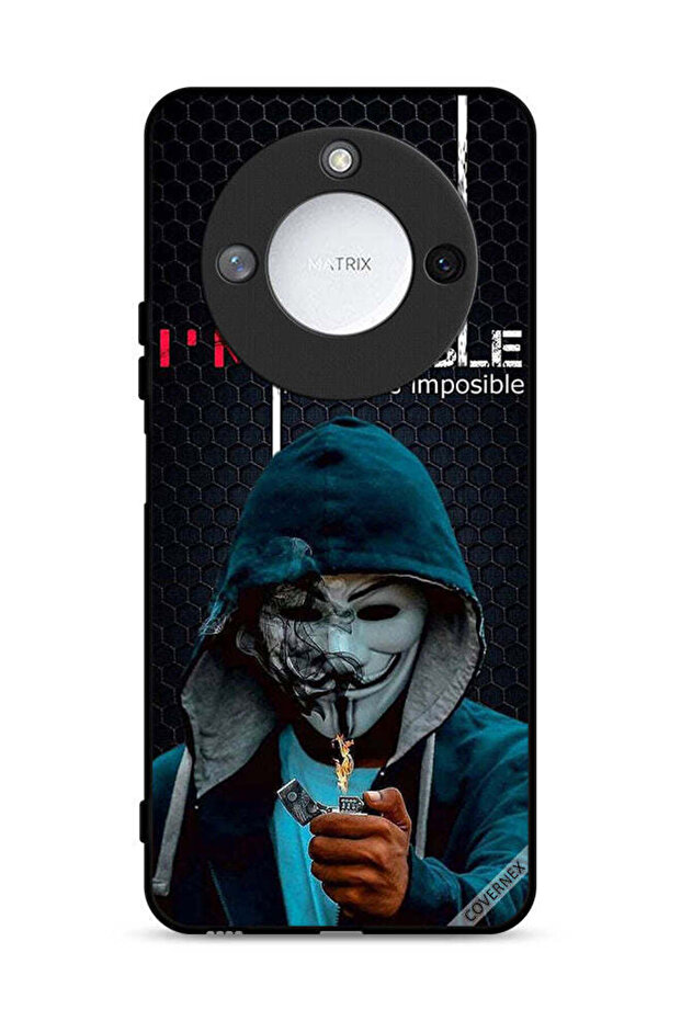 غطاء حماية لهاتف Honor X60 5G بخلفية "أنا ممكن، لا شيء مستحيل"