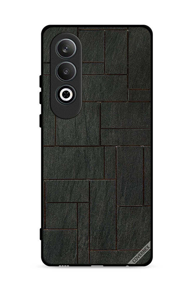 غطاء حماية لهاتف Oppo K12 5G بنمط جدار حجري
