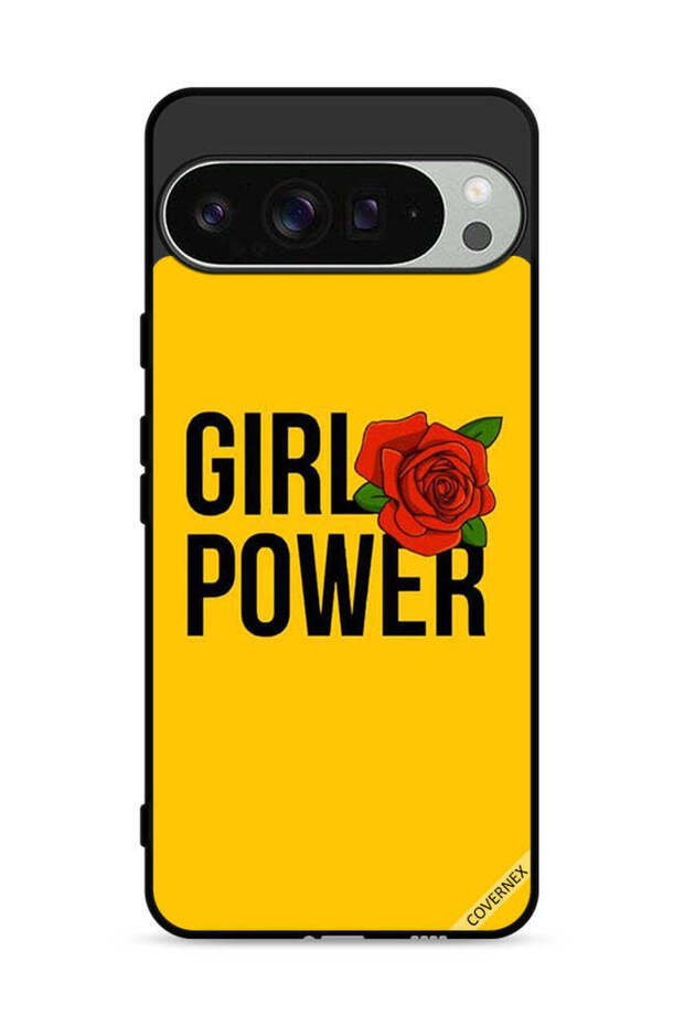 غطاء حماية لهاتف Google Pixel 9 Pro XL بتصميم Girl Power