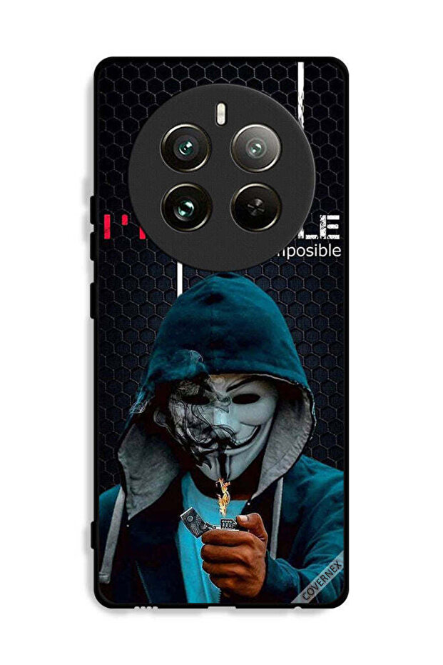 غطاء حماية لهاتف Realme 12 Pro Plus 5G بخلفية "أنا ممكن، لا شيء مستحيل"
