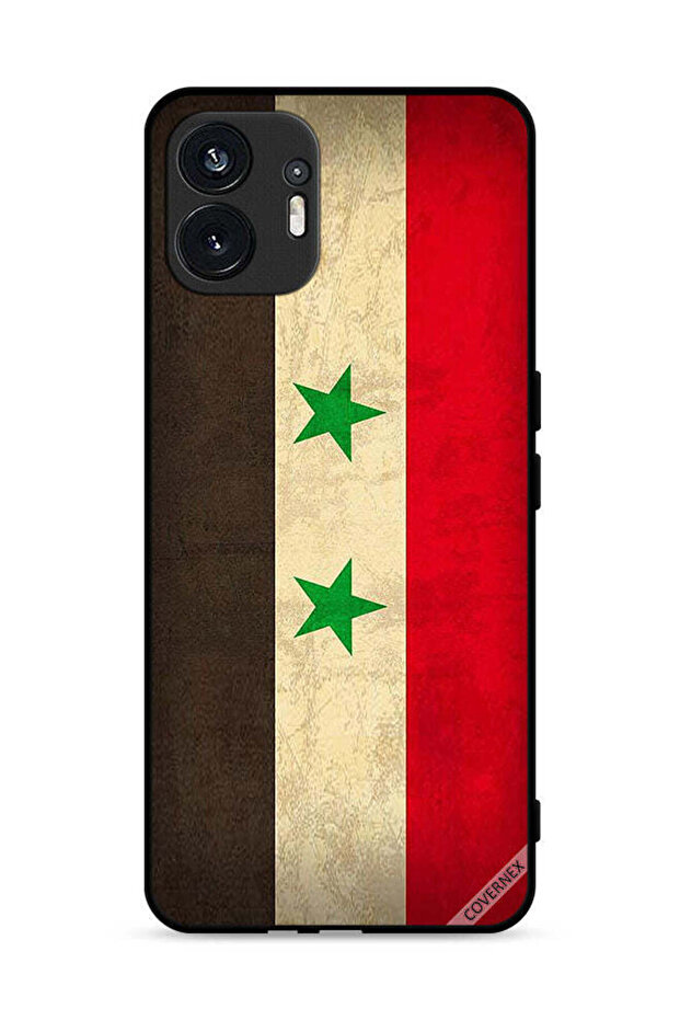 غطاء حماية لهاتف Nothing Phone (2) 5G بعلم سوريا