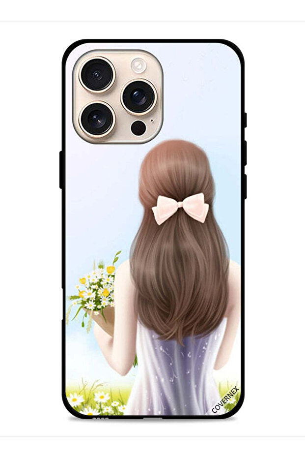 غطاء حماية لجهاز Apple iPhone 16 Pro Max - فتاة جميلة