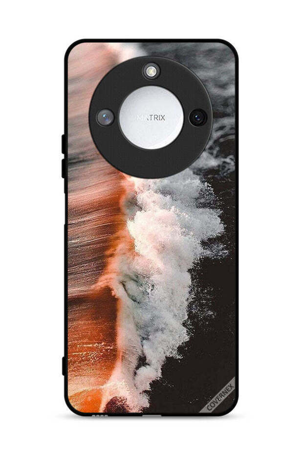 غطاء حماية لهاتف Honor X60 5G بتصميم موجة مياه البحر