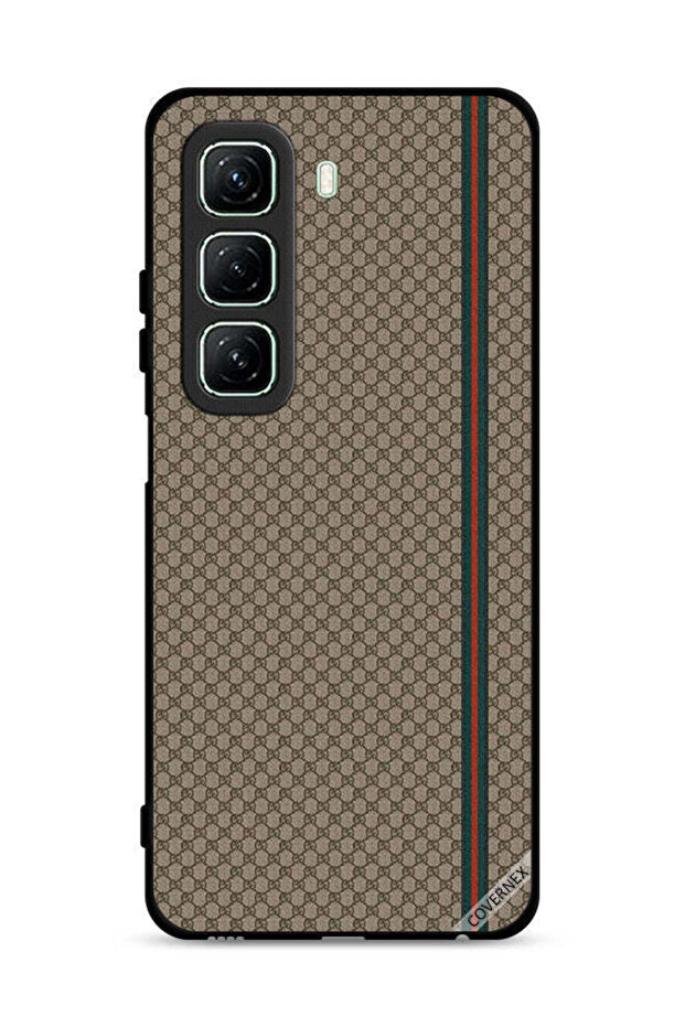 غطاء حماية لهاتف Infinix Hot 50 5G بتصميم هندسي