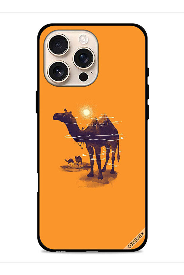 غطاء حماية لجهاز Apple iPhone 16 Pro Max برسومات جمالية وفن الشمس