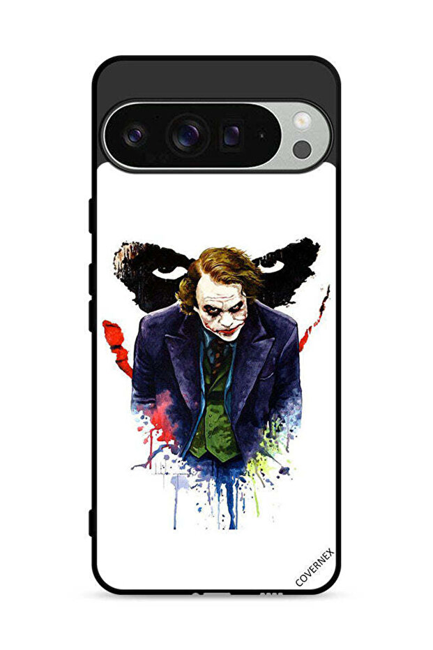 غطاء حماية لجهاز Google Pixel 9 Pro بتصميم مشبك فني للجوكر