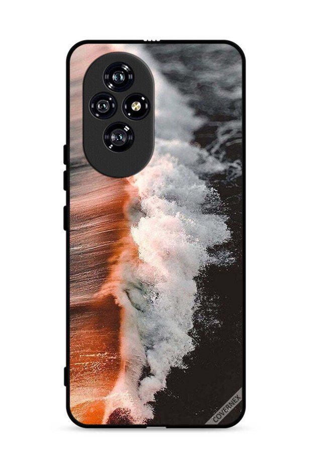 غطاء حماية لهاتف Honor 200 5G بتصميم موجة مياه البحر