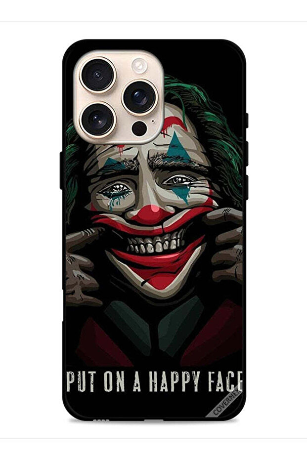 غطاء حماية لجهاز Apple iPhone 16 Pro Max مع وجه سعيد