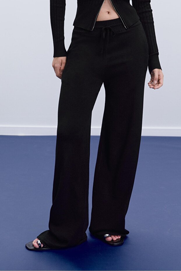 Uzun örgü pantolon - 3