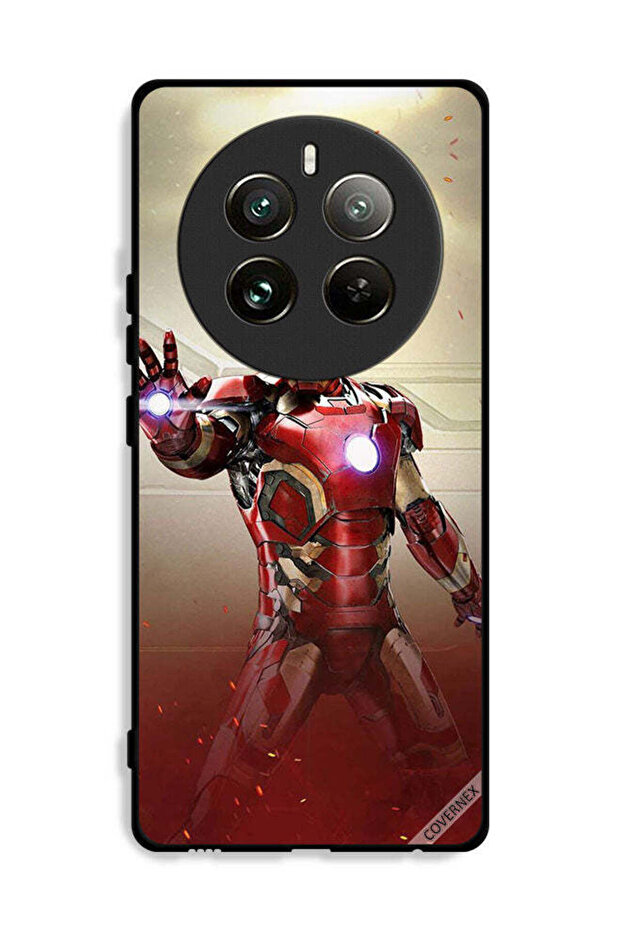 غطاء حماية لجهاز Realme 12 Pro 5G من Iron Man Defense