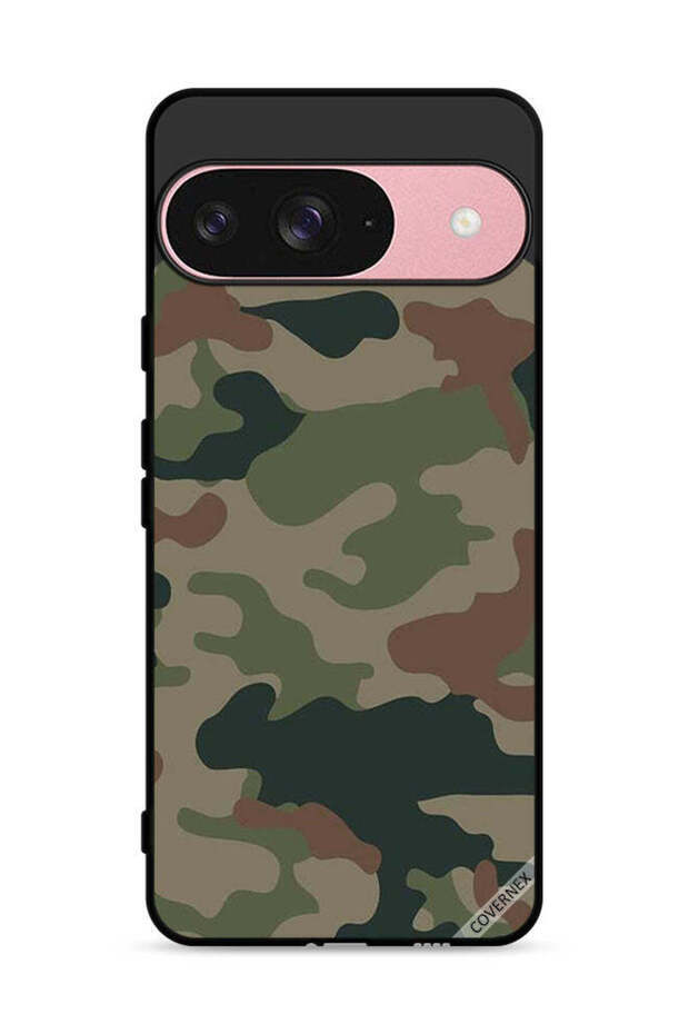 غطاء حماية لهاتف Google Pixel 9 بنمط مموه