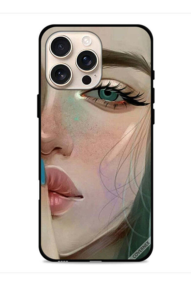 غطاء حماية لجهاز Apple iPhone 16 Pro، ششش، إنها حزينة
