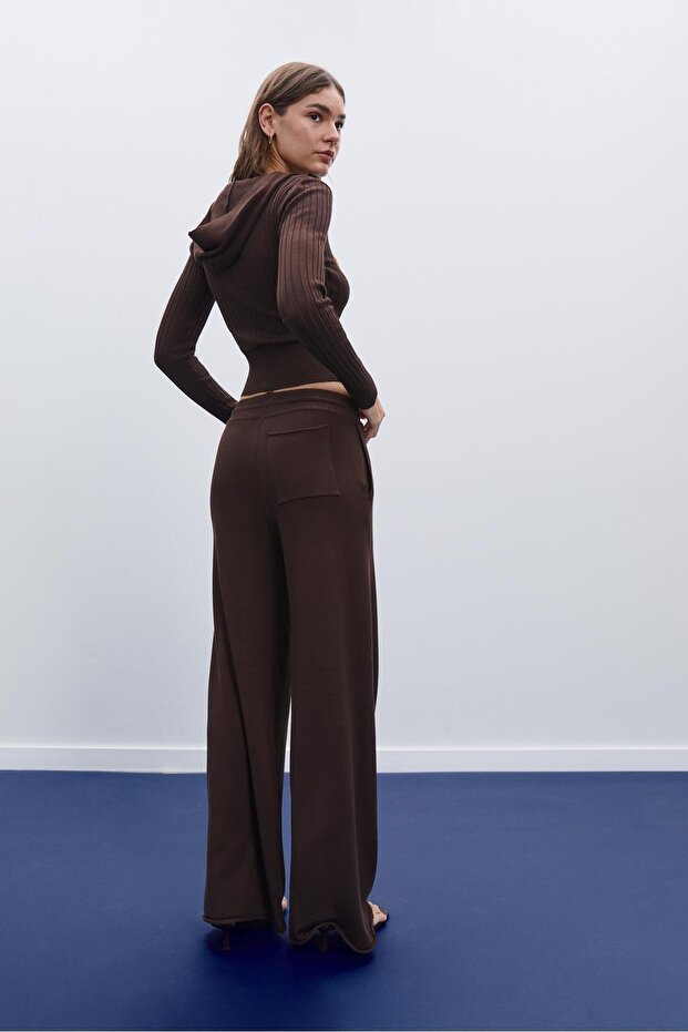 Uzun örgü pantolon - 5