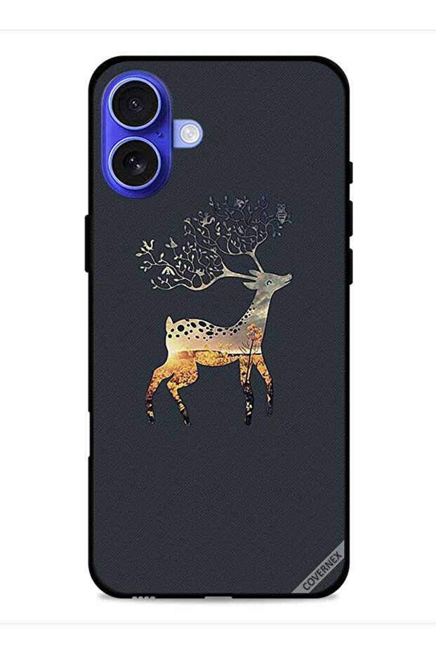 غطاء حماية لجهاز Apple iPhone 16 Plus بتصميم غزال
