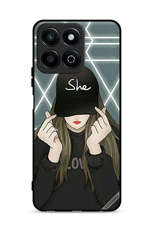 غطاء حماية لهاتف Honor X7c 4G She On Cap