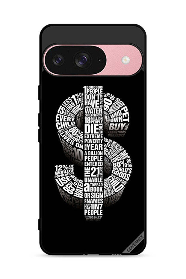 غطاء حماية لهاتف Google Pixel 9 بطبعة دولار الخط العربي