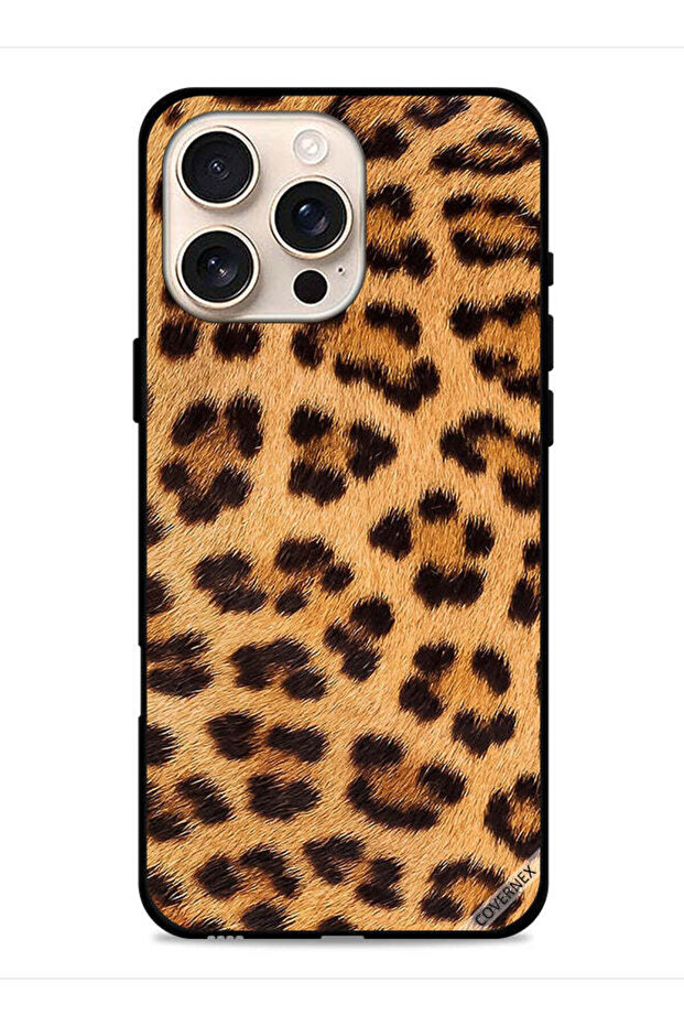Apple iPhone 16 Pro Max Protective Case Cover Leopard Pattern - 1