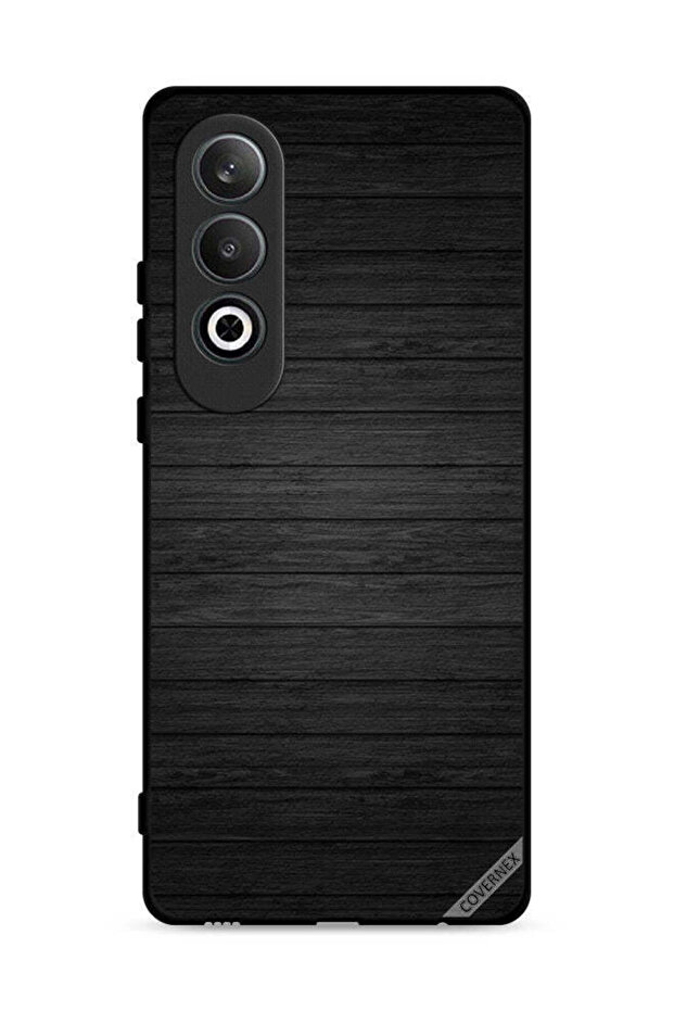 غطاء حماية لهاتف OnePlus Nord CE4 5G بنمط خشبي داكن
