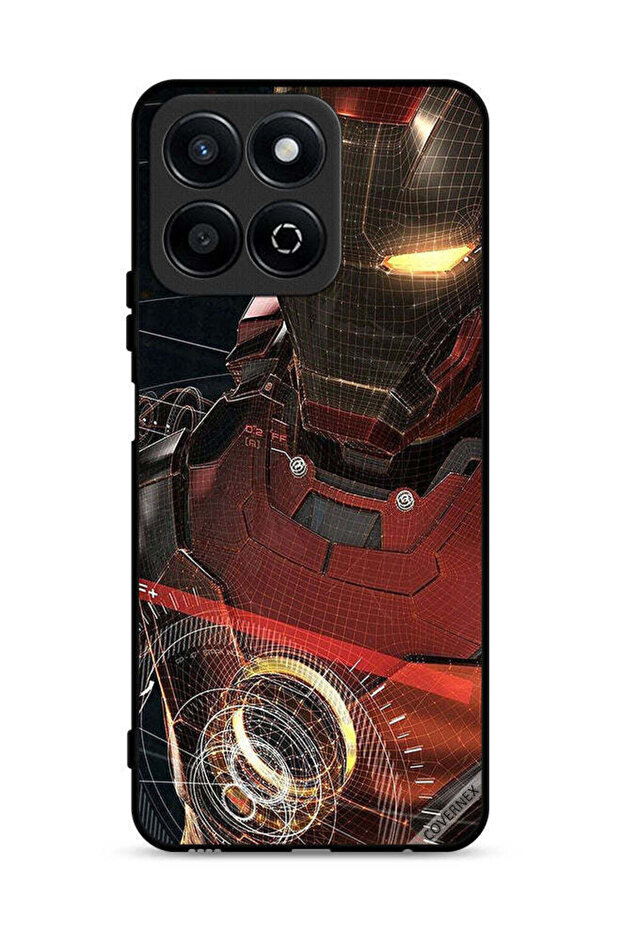 غطاء حماية لهاتف Honor Play 60 Plus 5G بتصميم مستوحى من Iron Man