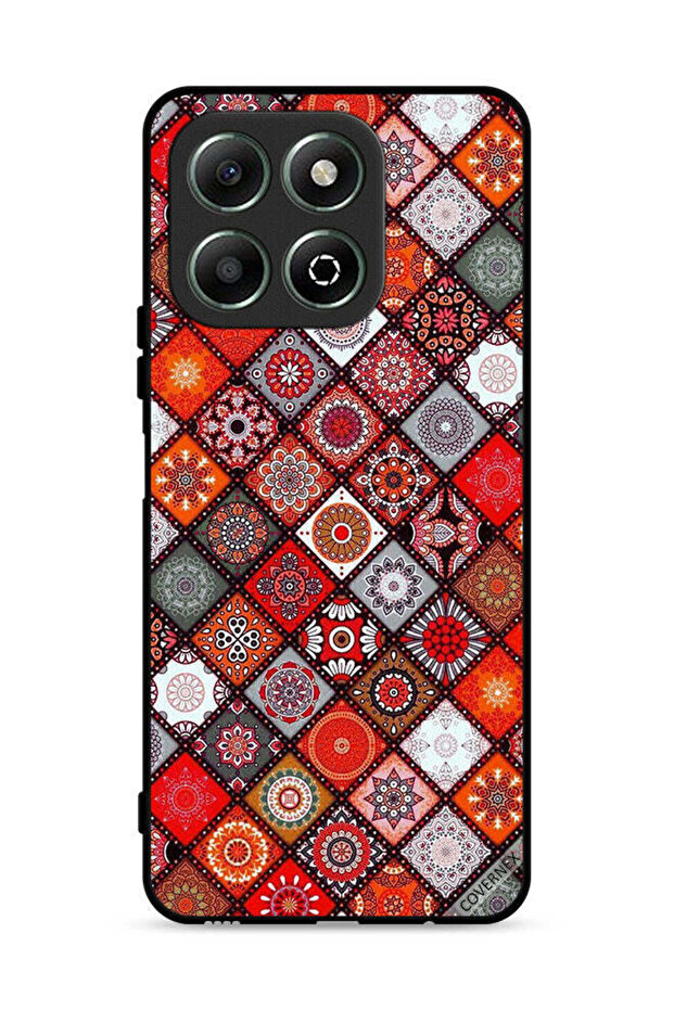غطاء حماية لهاتف Honor X6b 4G بتصميم ماندالا